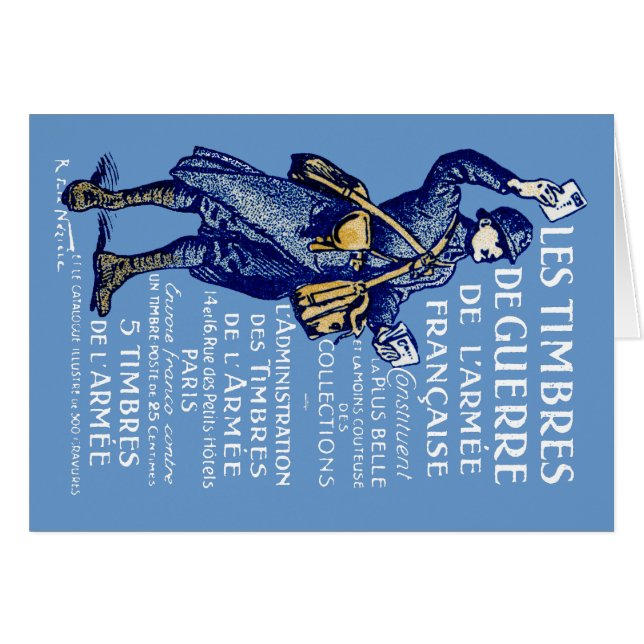 BRIEFMARKE des Ersten Weltkriegs (Vorderseite (Horizontal))