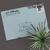 Briefmarke des Fangbüchsenaufklebers Gummistempel