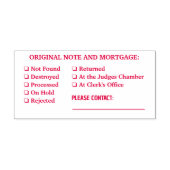 BRIEFMARKE DES GERICHTS Nr. 1 Permastempel (Design)