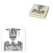 Briefmarke des Graduate Letters Gummistempel (Stempel)