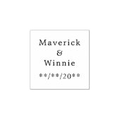 Briefmarke des Holzhandhabers mit Name und Datum d Gummistempel (Prägung)