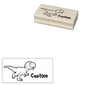 Briefmarke des Lehrers - Cartoon T-Rex Gummistempel (Stempel)