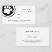 Briefmarke des Personalausweises Visitenkarte (Vorne/Hinten)