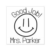 Briefmarke des personalisierten Lehrers, benutzerd Permastempel (Design)