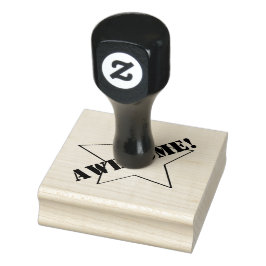 Briefmarke des phantastischen Star Design Lehrers  Gummistempel