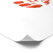 Briefmarke des Rassismus Poster (Ecke)