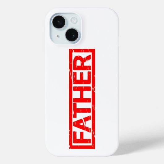 Briefmarke des Vaters Case-Mate iPhone Hülle (Rückseite)