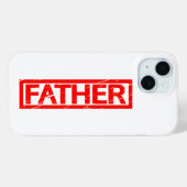 Briefmarke des Vaters Case-Mate iPhone Hülle (Rückseite (Horizontal))