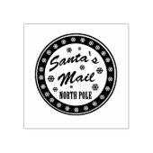 Briefmarke des Weihnachtsmanns Gummistempel (Prägung)