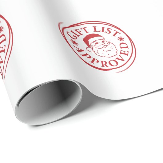 Briefmarke des Weihnachtsstempels auf der Offiziel Geschenkpapier (Rolleneckpunkt)