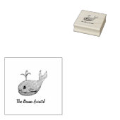 Briefmarke des Whalmeers Gummistempel (Stempel)