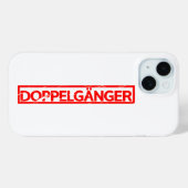 Briefmarke Doppelgänger Case-Mate iPhone Hülle (Rückseite (Horizontal))