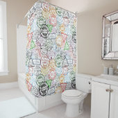 Briefmarke Duschvorhang (Beispiel)