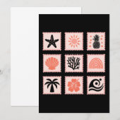 Briefmarke Einladung (Vorne/Hinten)