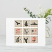 Briefmarke Einladung (Stehend Vorderseite)