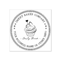 Briefmarke | Elegantes, hausgemachtes Bäckereilogo