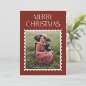 Briefmarke Feiertagskarte (Stehend Vorderseite)