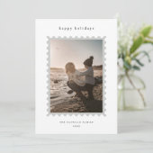 Briefmarke Feiertagskarte (Stehend Vorderseite)