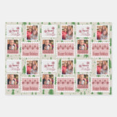 Briefmarke Fotos und Pine Tree Doodle Geschenkpapier Set (Vorderseite 3)