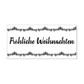 Briefmarke Fröhliche Weihnachte Gummistempel (Prägung)