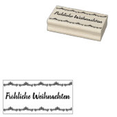 Briefmarke Fröhliche Weihnachte Gummistempel (Stempel)