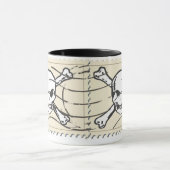 Briefmarke "Funny Skull" 5 Tasse (Zentrum)