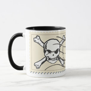 Briefmarke "Funny Skull" 5 Tasse