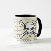 Briefmarke "Funny Skull" 5 Tasse (VorderseiteRechts)