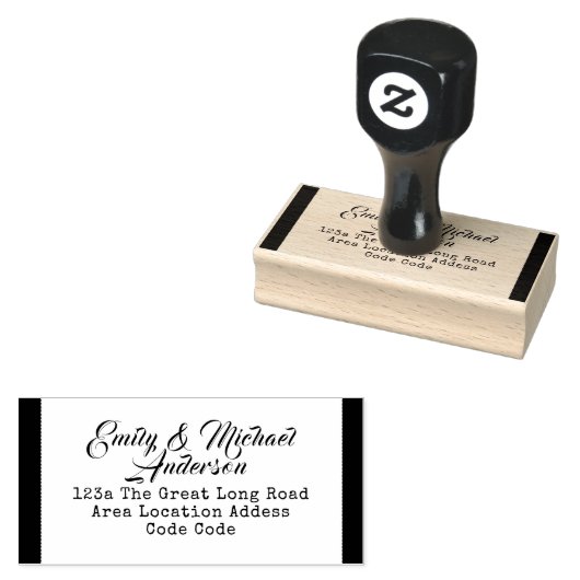 Briefmarke für benutzerdefinierte ADRESSE Verziert Gummistempel (Stempel)