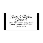 Briefmarke für benutzerdefinierte ADRESSE Verziert Gummistempel (Prägung)