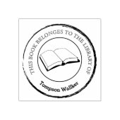 Briefmarke für benutzerdefinierte Bibliotheksbüche Gummistempel (Prägung)