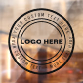 Briefmarke für benutzerdefinierte Business-LOGO Fensteraufkleber (Blatt 2)