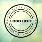 Briefmarke für benutzerdefinierte Business-LOGO Fensteraufkleber (Blatt 3)