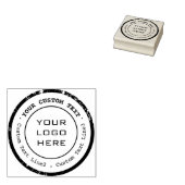 Briefmarke für benutzerdefinierte Doppelring-Logos Gummistempel (Stempel)