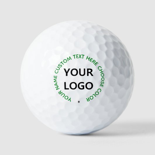 Briefmarke für benutzerdefinierte Logos und Textgo Golfball (Vorderseite)