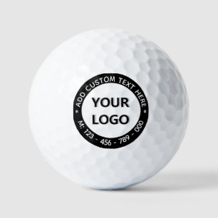 Briefmarke für benutzerdefinierte Logotextinformat Golfball