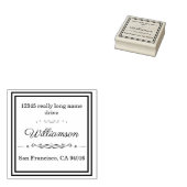 Briefmarke für benutzerdefinierte Rücksendeadresse Gummistempel (Stempel)