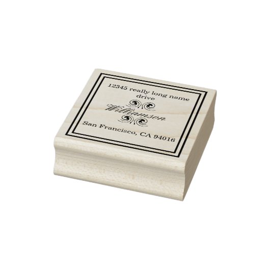 Briefmarke für benutzerdefinierte Rücksendeadresse Gummistempel (Stempel)