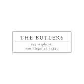 Briefmarke für benutzerdefinierte Rücksendeadresse Permastempel (Design)