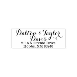 Briefmarke für benutzerdefinierte Selbstfarbanschr Permastempel