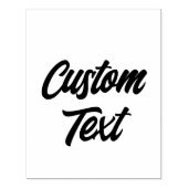 Briefmarke für benutzerdefinierten Text Gummistempel (Prägung)