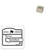 Briefmarke für Blockcodierung Gummistempel (Stempel)