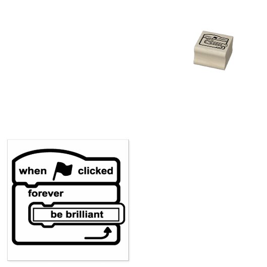 Briefmarke für Blockcodierung Gummistempel (Stempel)