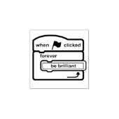 Briefmarke für Blockcodierung Gummistempel (Prägung)