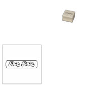 Briefmarke für den akademischen Planer und Termint Gummistempel (Stempel)