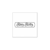 Briefmarke für den akademischen Planer und Termint Gummistempel (Prägung)