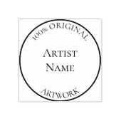 Briefmarke für den benutzerdefinierten Künstlernam Gummistempel (Prägung)