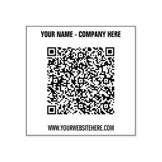 Briefmarke für den benutzerdefinierten QR-Code für Gummistempel (Prägung)