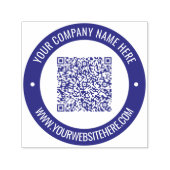 Briefmarke für den benutzerdefinierten QR-Code Permastempel (Design)