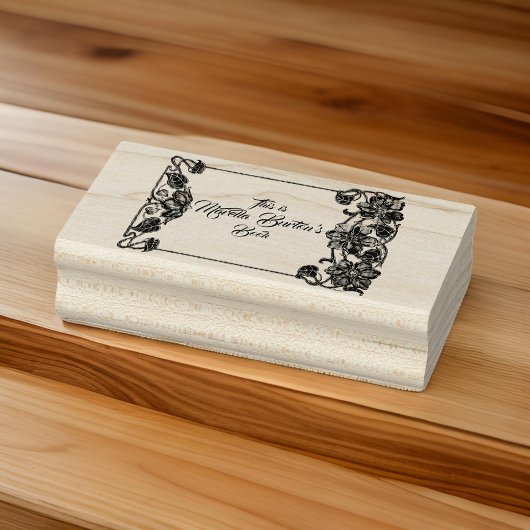 Briefmarke für den Blumenhandel Gummistempel